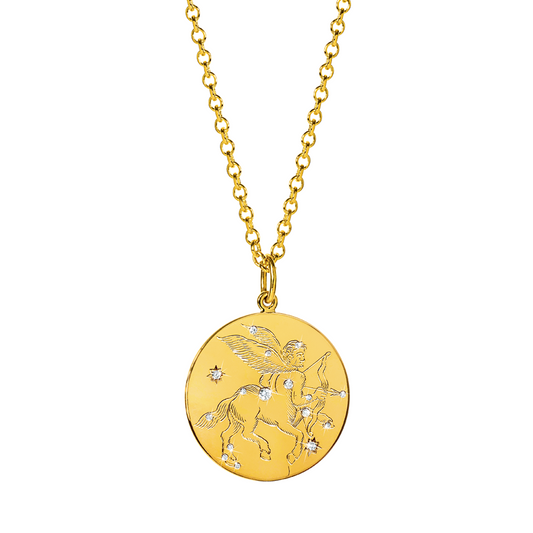 Verdura Sagittarius Zodiac Pendant Necklace