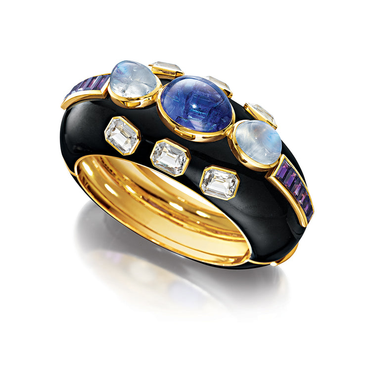 verdura ravenna cuff black jade