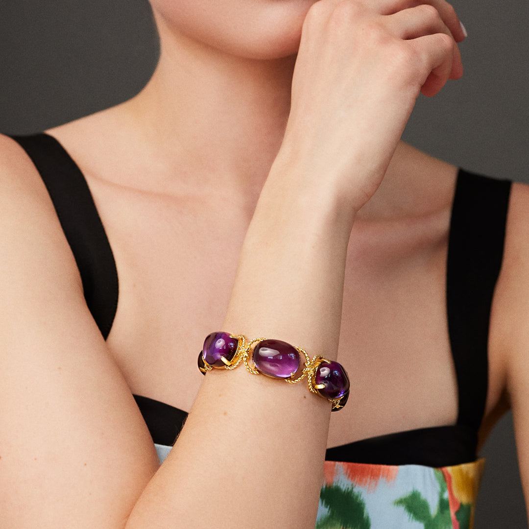 Pebble Bracelet in Amethyst – Verdura