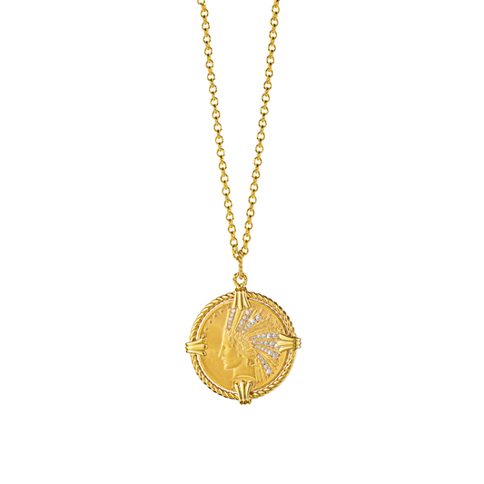 "Ten Buck" Pendant Necklace