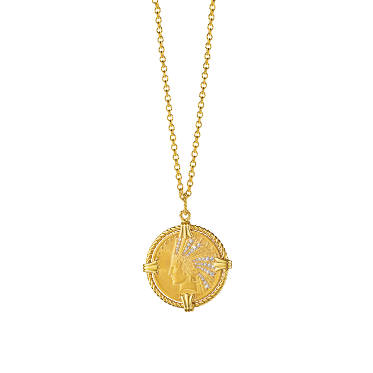 "Ten Buck" Pendant Necklace