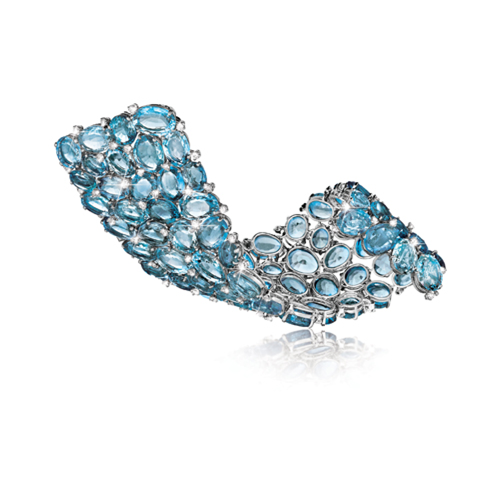 Riviera Bracelet in aquamarine