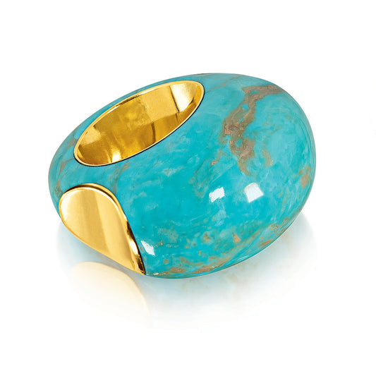 Verdura Copa Ring in turquoise