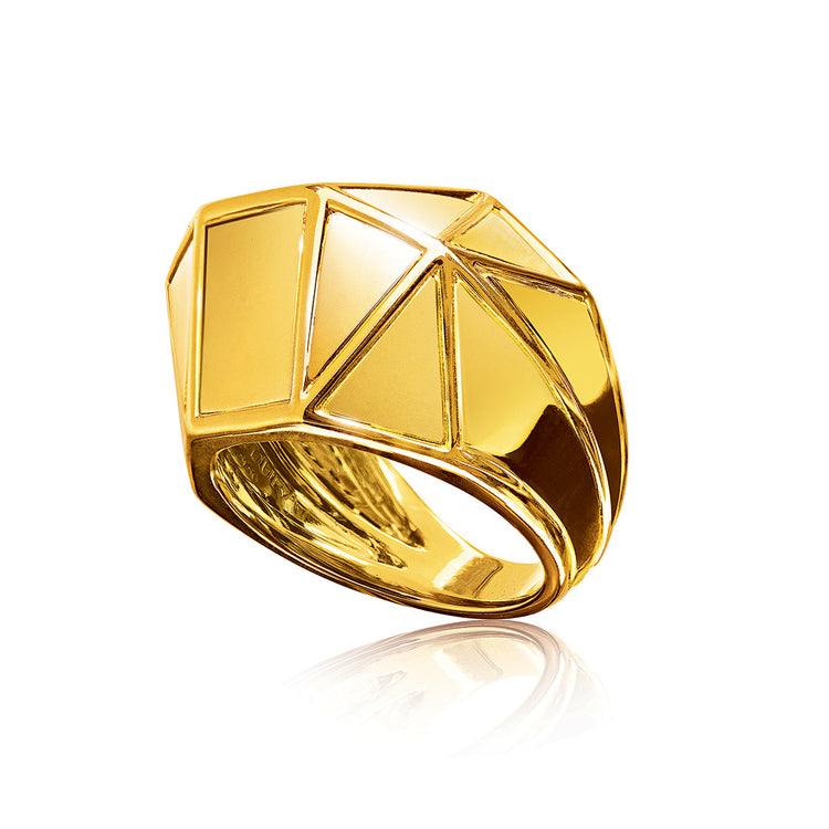 Kaleidoscope Ring. in gold