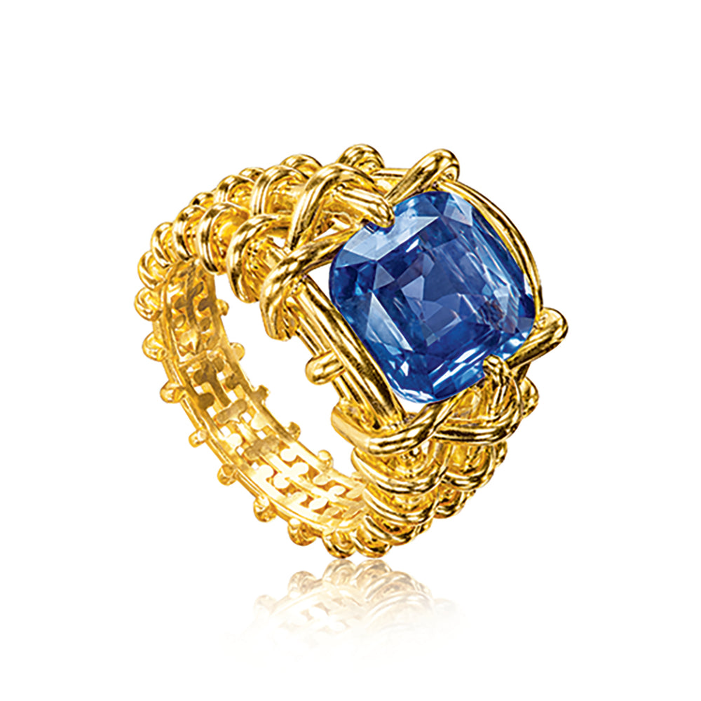 Basketweave Ring