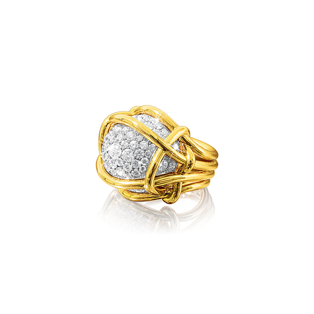 Wrapped Dome Ring