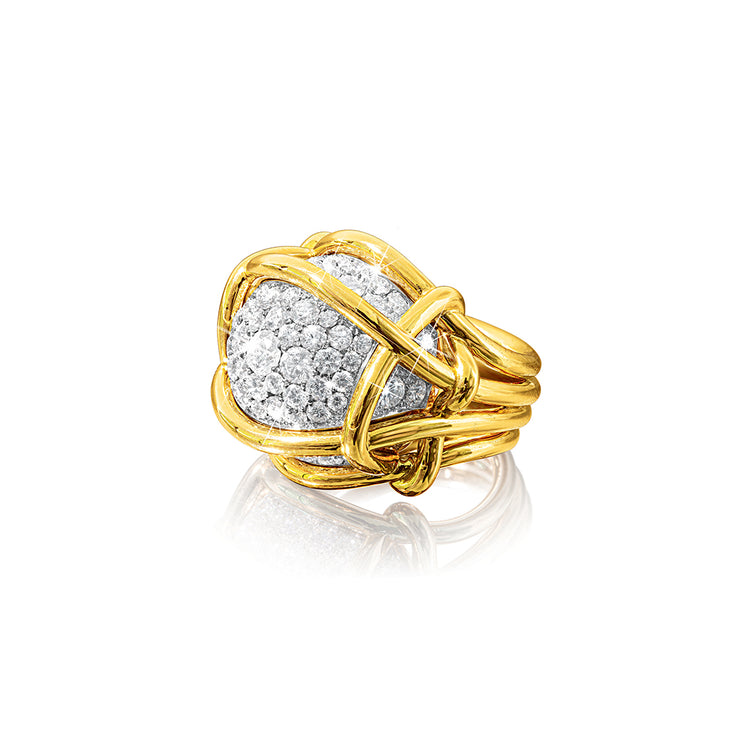 Wrapped Dome Ring