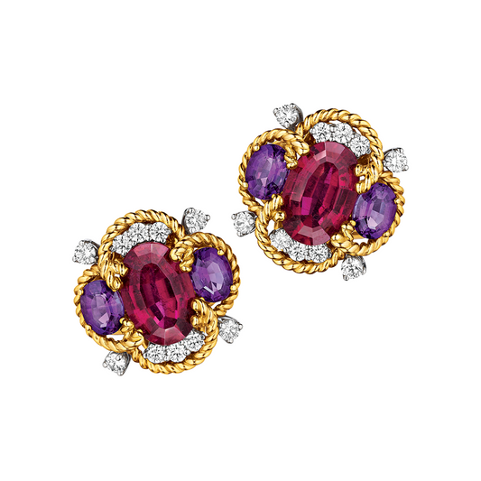 Quatrefoil Earclips