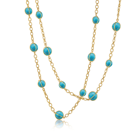 Vedura Turquoise Bubbles Necklace Product