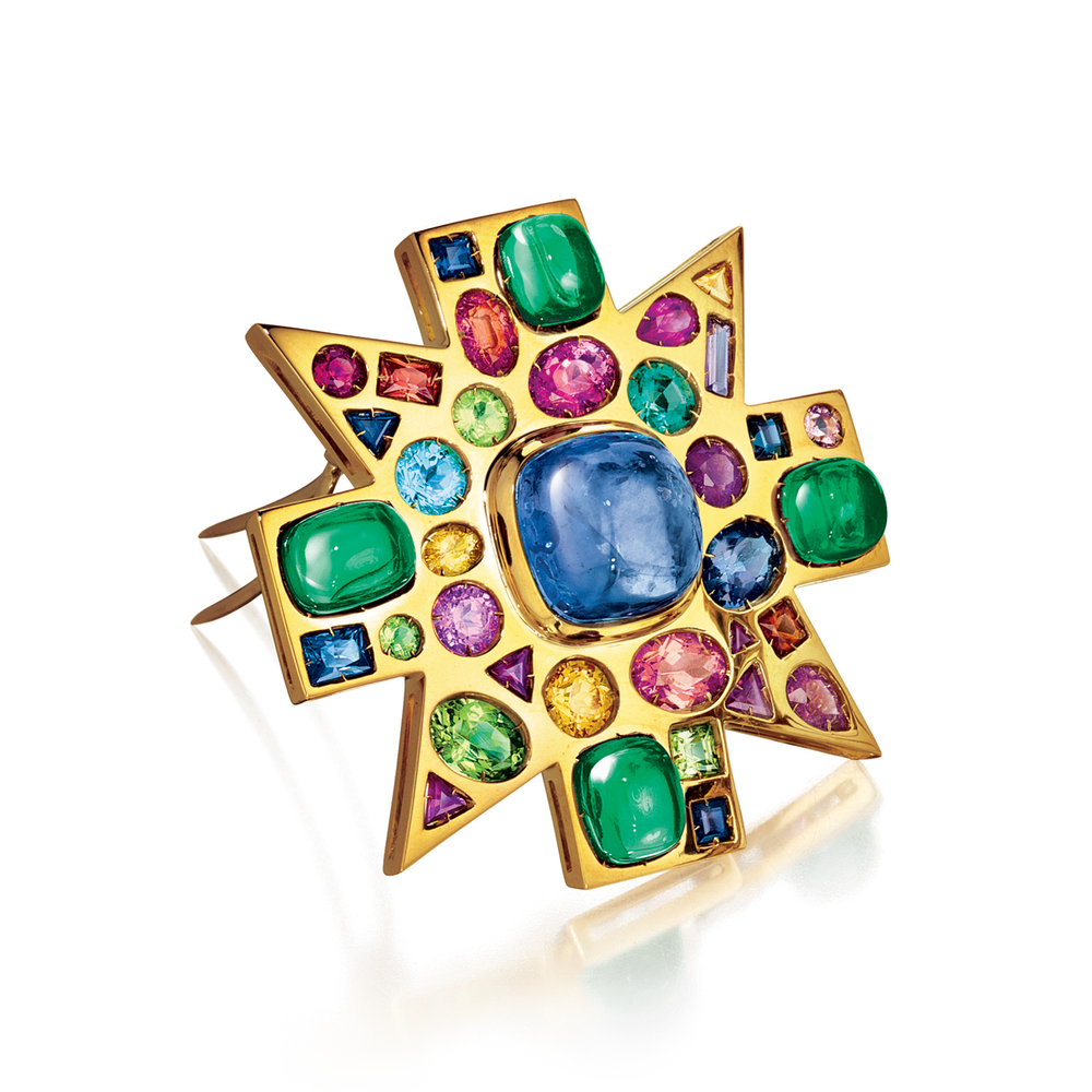 Byzantine Pendant Brooch – Verdura Byzantine Pendant Brooch – Verdura