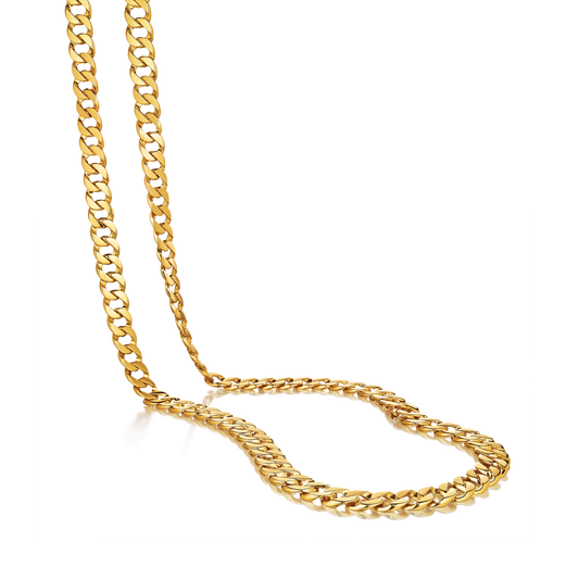 Verdura Double Wrap Curb-Link Necklace in Gold
