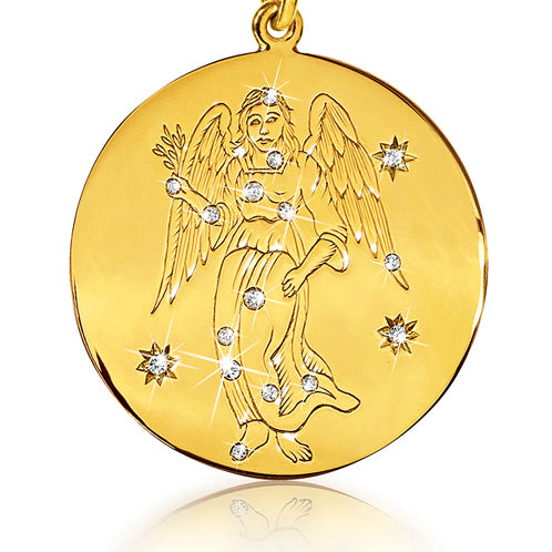 Zodiac Pendant Necklace - Virgo