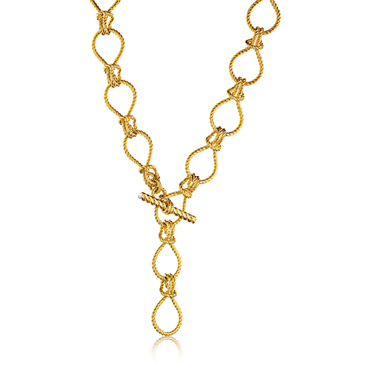 Verdura Toggle Necklace/Bracelet Y-Style in Gold