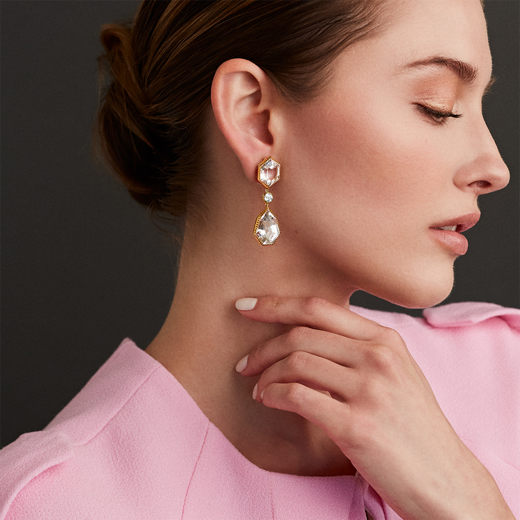 Byzantine Pendant Earclips – Verdura