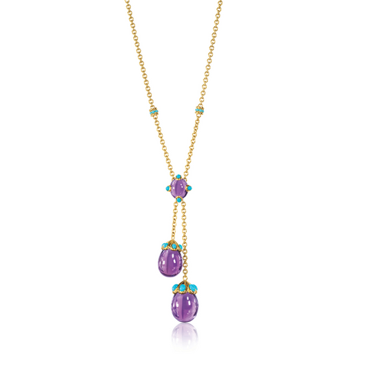 Verdura Candy Lariat in Amethyst