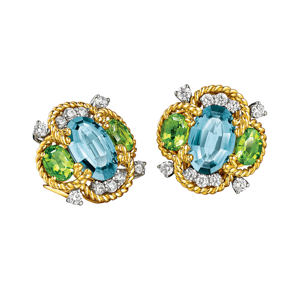 Quatrefoil Earclips