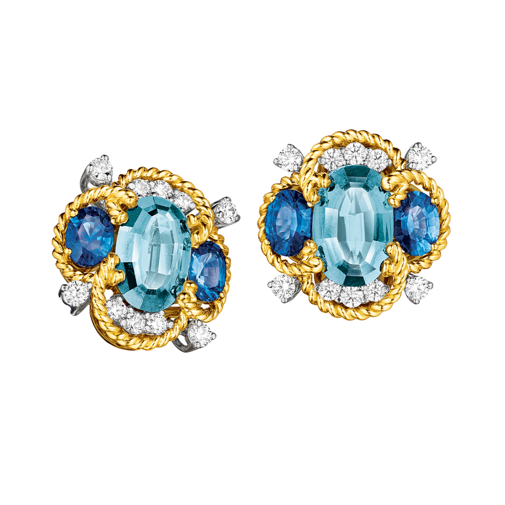 Quatrefoil Earclips