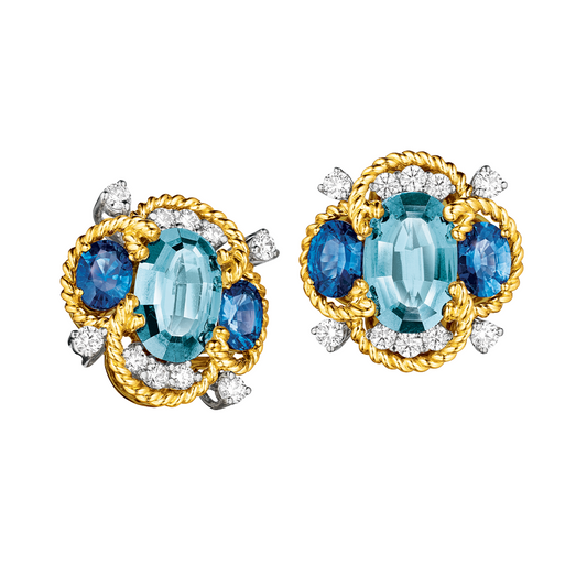 Quatrefoil Earclips