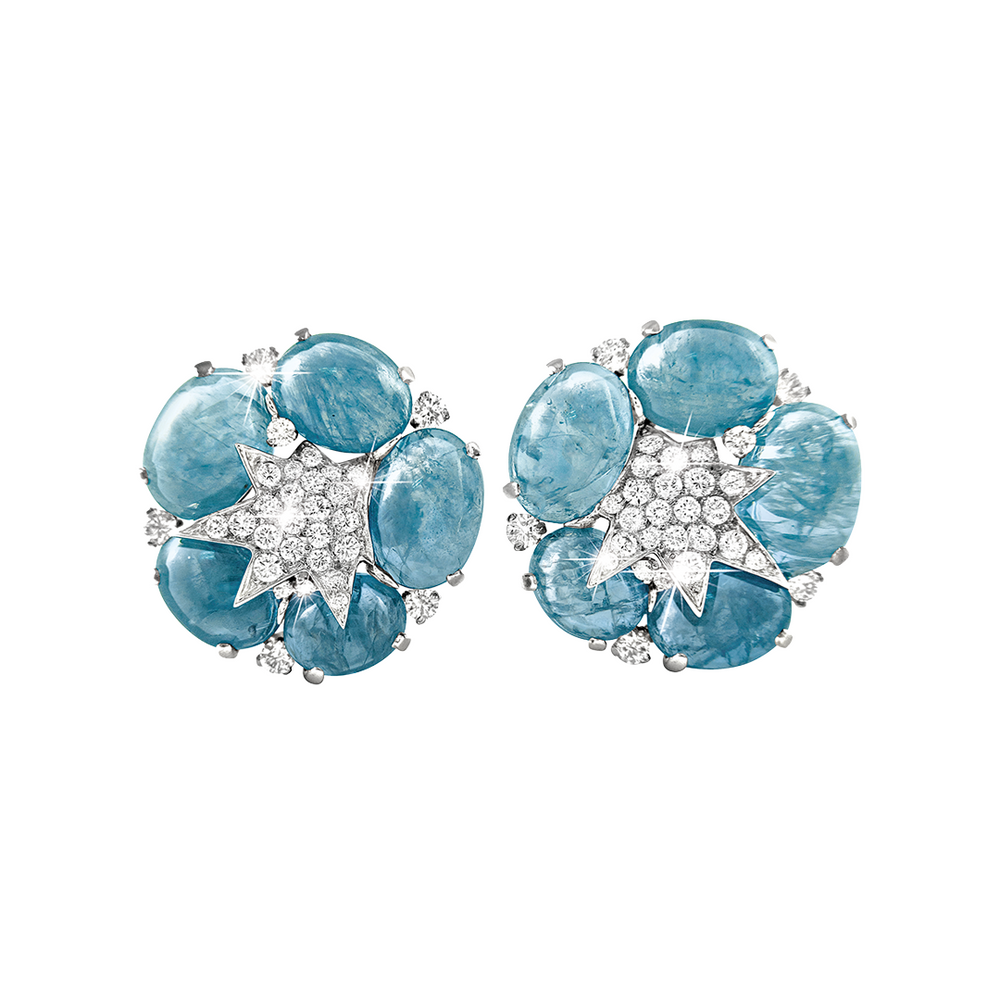 Stardust Cluster Earclips