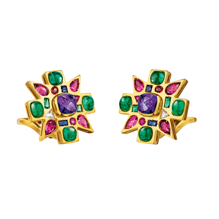 Mini Byzantine Earclips