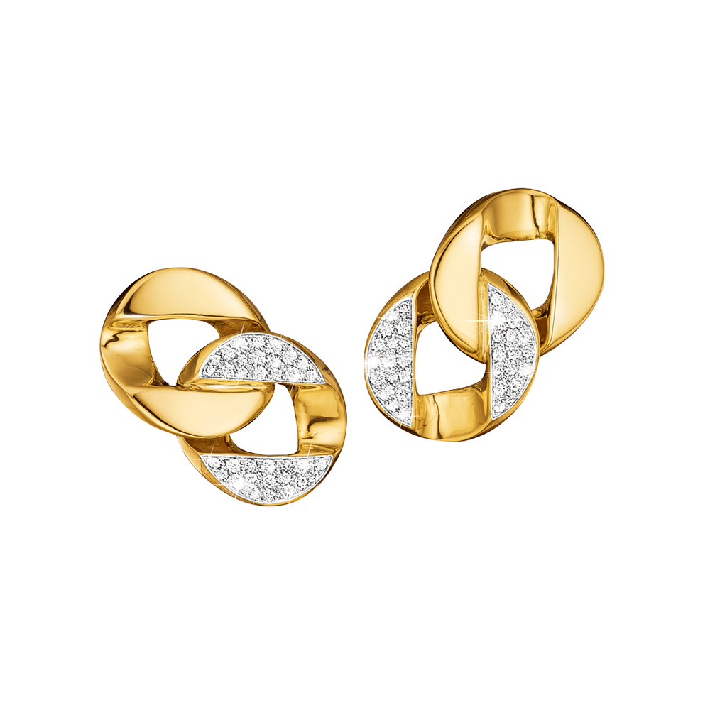 Curb-Link Earclips