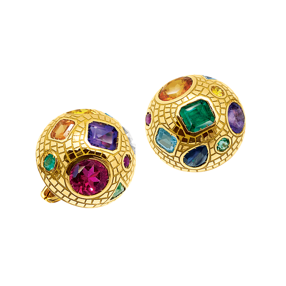 Mosaic Earclips