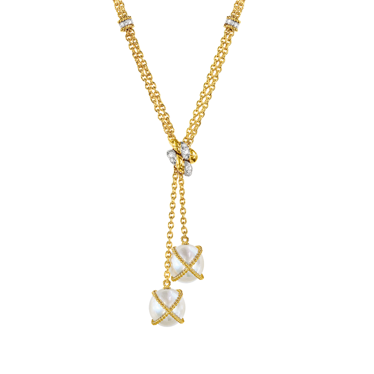South Sea Pearl Lariat Necklace