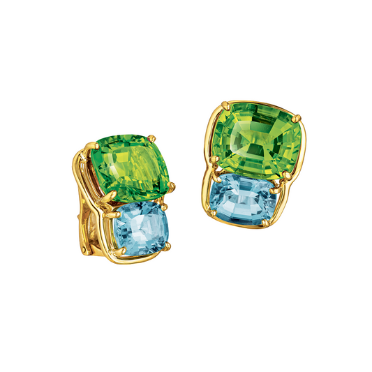 Two Stone Earclips