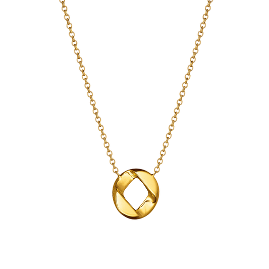 Verdura Curb-Link Picollo Pendant in Gold