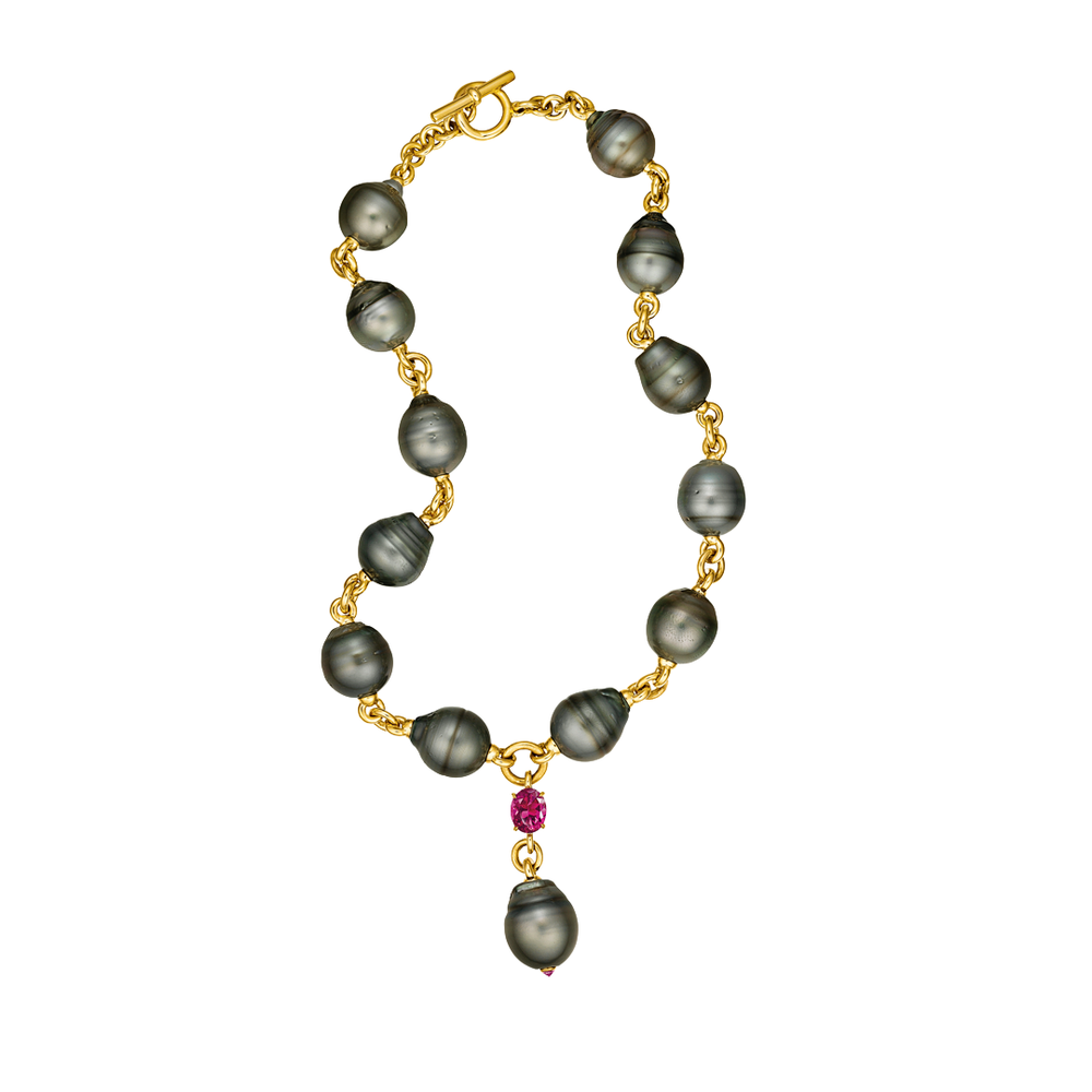 Pearl "Y" Necklace
