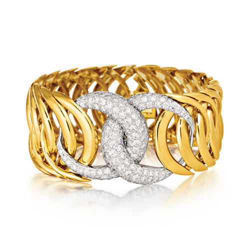 Double Crescent Bracelet_Diamond-Gold_07_web