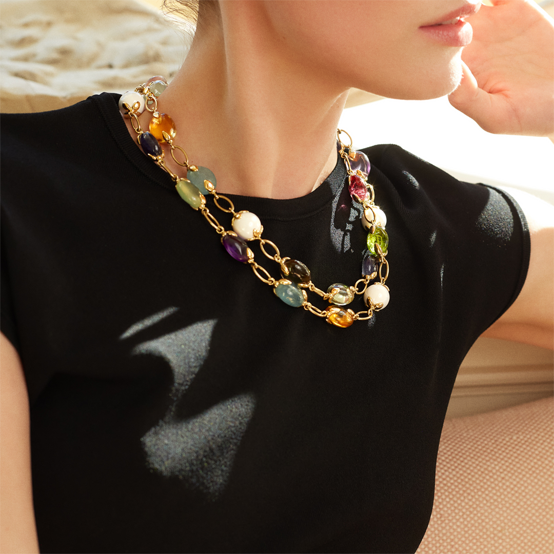 Fulco Necklace on model