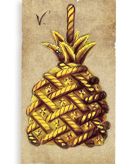 Verdura-Jewelry-Pineapple-Pendant-Bracelet-Watch-Sketch-B94-Portrait