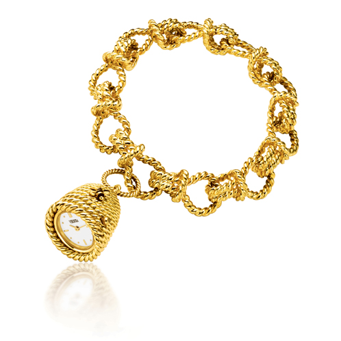 Verdura-Jewelry-Beehive-Watch-Gold
