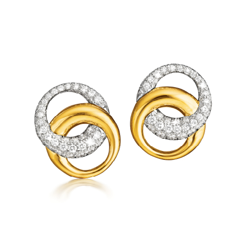 Verdura-Jewelry-Double-Crescent-Earclips-Gold-Diamond