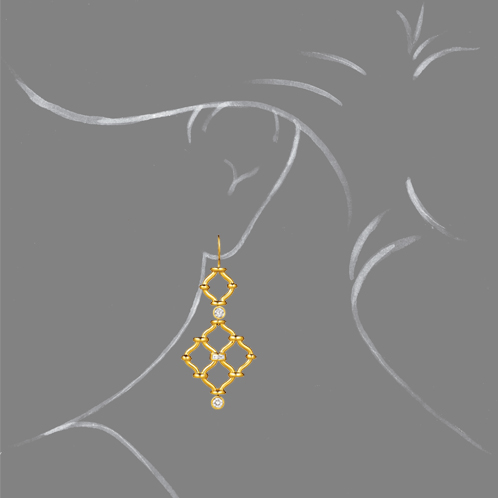 Verdura-Jewelry-Kensington-Earrings-Gold-Diamond-Scale-Rendering