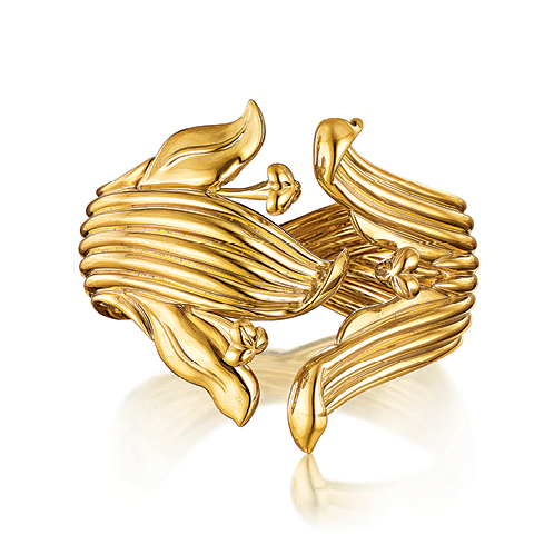 Verdura-Jewelry-Lily-Bracelet-Gold