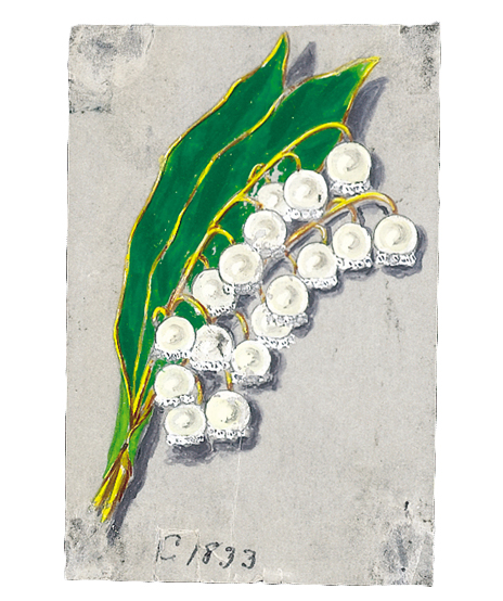 Verdura-Jewelry-Lily-of-the-Valley-Sketch-C29-Portrait
