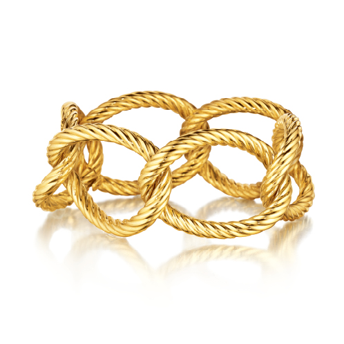 Verdura-Jewelry-Oval-Link-Bracelet-Gold