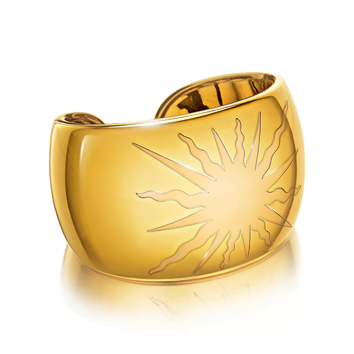Verdura-Jewelry-Sun-Cuff-Gold