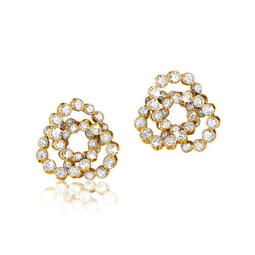 Verdura-Jewelry-Trefoil-Earclips-Diamond-Gold
