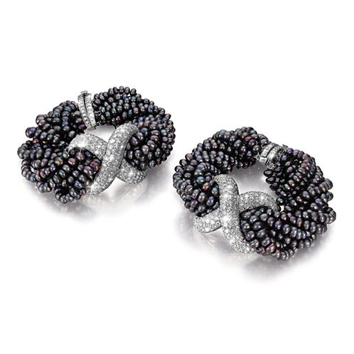 Verdura-Jewelry-Vintage-X-Bracelets-Pearl-Diamond