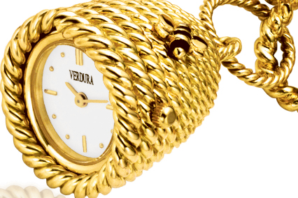 Verdura-Jewelry-Beehive-Watch-Bracelet-Close-Up