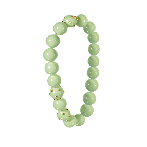 Verdura-Jewelry-Studded-Bead-Necklace-Chrysoprase-and-gold