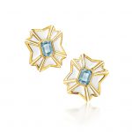 Verdura-Jewelry-Maltese-Cross-Earclips-Gold-Aquamarine-Enamel-150x150