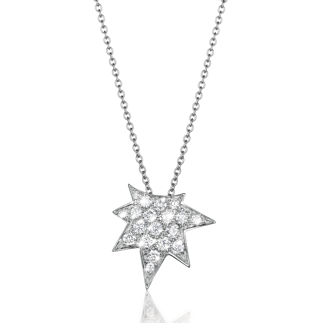Stardust Pendant Necklace in diamond