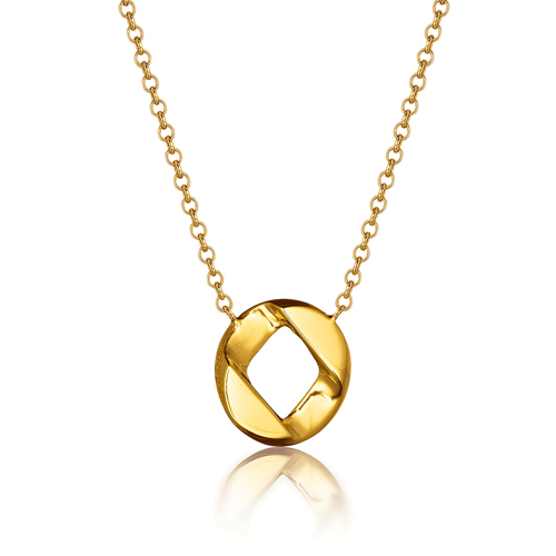 Verdura-Jewelry-Curb-Link-Piccolo-Pendant Necklace-Gold-2018