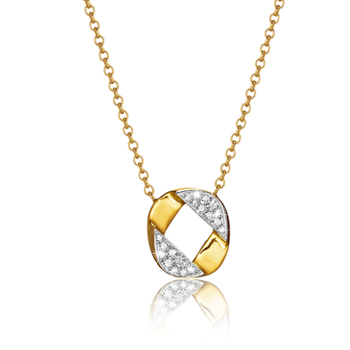 Verdura-Jewelry-Curb-Link-Piccolo-Pendant Necklace-Gold-Diamond-2018