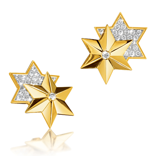 Verdura-Jewelry-Star-Earclips-Diamond-Gold-2018