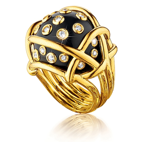 Verdura-Jewelry-Polka-Dot-Ring-Black-Jade-Diamond-Gold